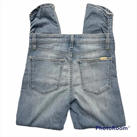 Joe's Jeans The Charlie High Rise Skinny Ankle Jean with Rouching size 26 Hannah - Picture 10 of 13